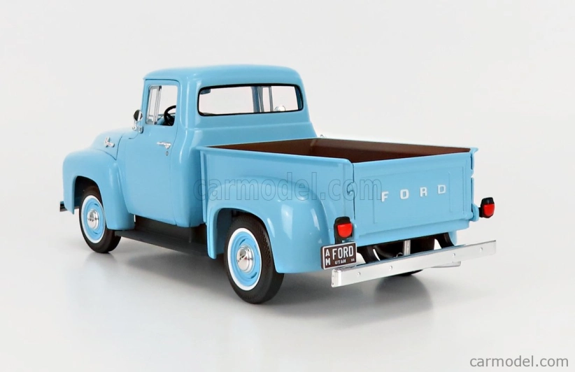 Autoworld Ford usa F-100 Pick-up 1956 1:18 Světle Modrá