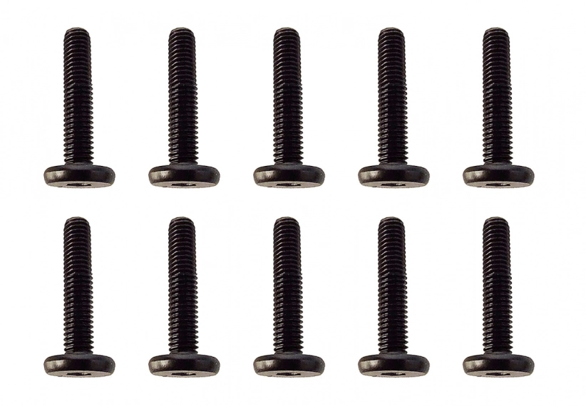 M3x16mm Low Profile skrutky, 10 ks