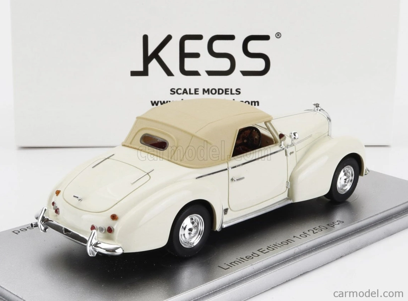 Kess-model Bentley Mkvi Drophead Coupe Graber Cabriolet Closed 1948 1:43 White