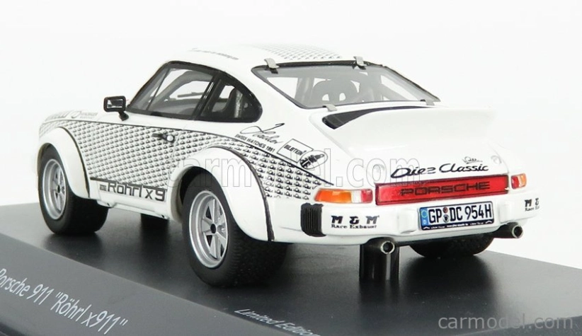 Schuco Porsche 911 Coupe Walter Rohrl 1969 1:43 Bílá Černá