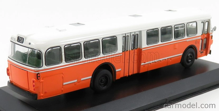 Edicola Scania Vabis D11 Autobus 1969 1:72 Oranžová Bílá