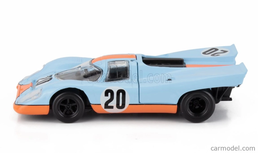 Norev Porsche 917k 4.5l Team John Wyer Automotive Engineering Ltd Gulf N 20 24h Le Mans 1970 Jo Siffert - Brian Redmann 1:43 Svetlo modrá oranžová