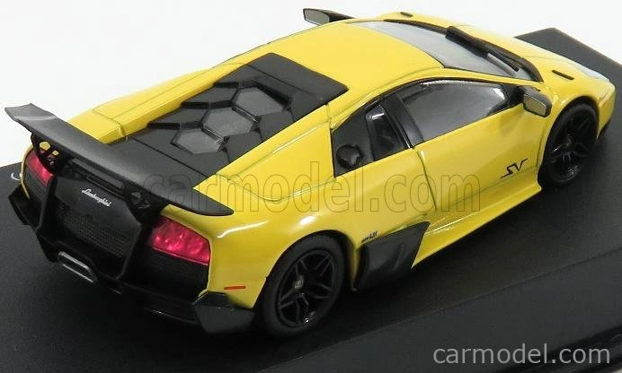 Edicola Lamborghini Murcielago Lp670-4 Sv Superveloce 2009 1:43 Yellow Black