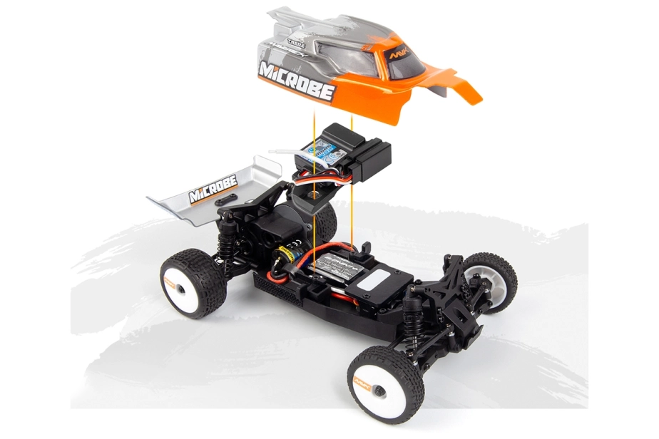 Maverick Microbe 1/24th Buggy - oranžová