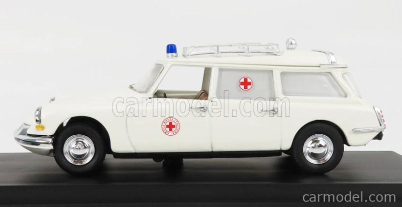 Rio-modely Citroen Id19 Break C.r.i. Croce Rossa Italiana 1958 - sanitka 1:43 biela
