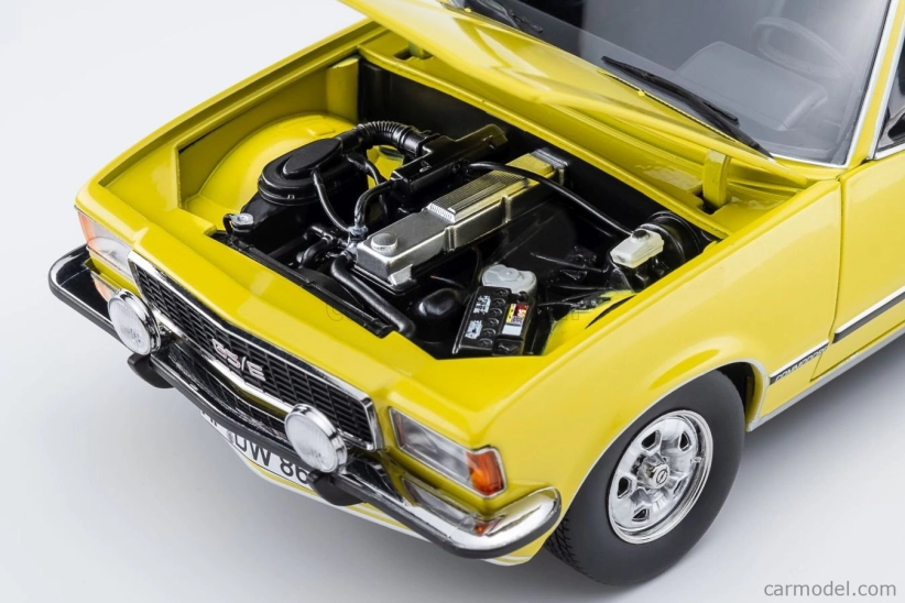 Touring modelcars Opel Commodore B Gs/e Coupe 1975 1:18 Žltá čierna