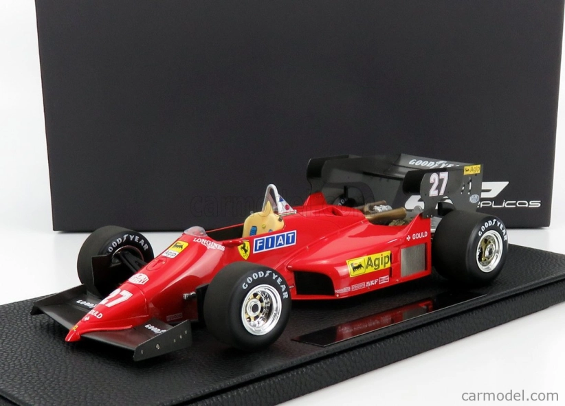 Gp-replicas Ferrari F1 126c4 N 27 Season 1984 M.alboreto 1:18 Red