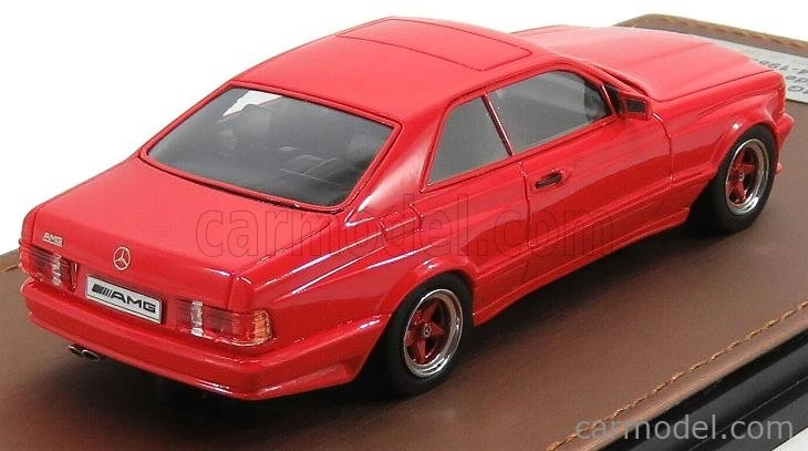 Glm-models Mercedes benz S-class 560sec 6.0 Amg (c126) Coupe 1984 1:43 Red