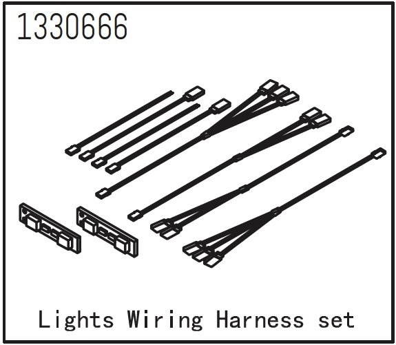 1330666 - Lights Wiring Harness Set Absima Yucatan