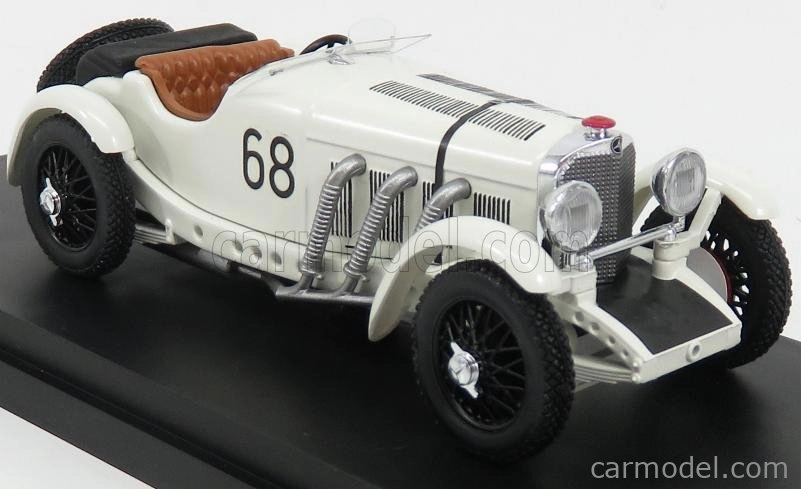 Rio-models Mercedes benz Sskl Spider N 68 Víťaz Corsa Dello Stelvio 1932 Hans Stuck 1:43 Biela