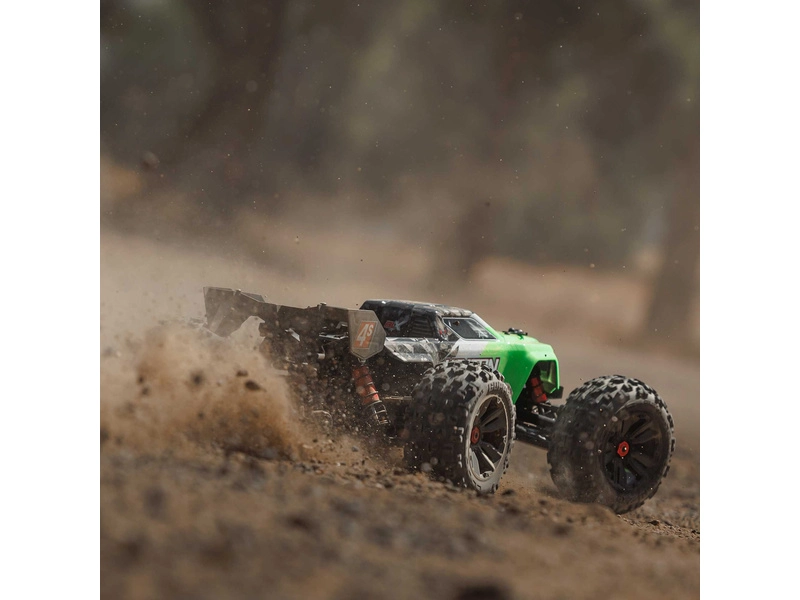 RC auto Arrma Kraton 4S V2 BLX 1:10 4WD RTR, zelené