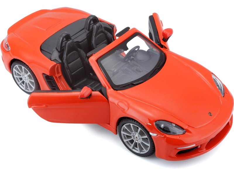 Bburago Porsche 718 Boxster 1:24 oranžová