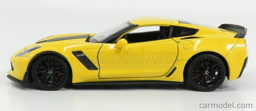 Welly Chevrolet Corvette Z06 Coupe 2017 1:24 Žlutá