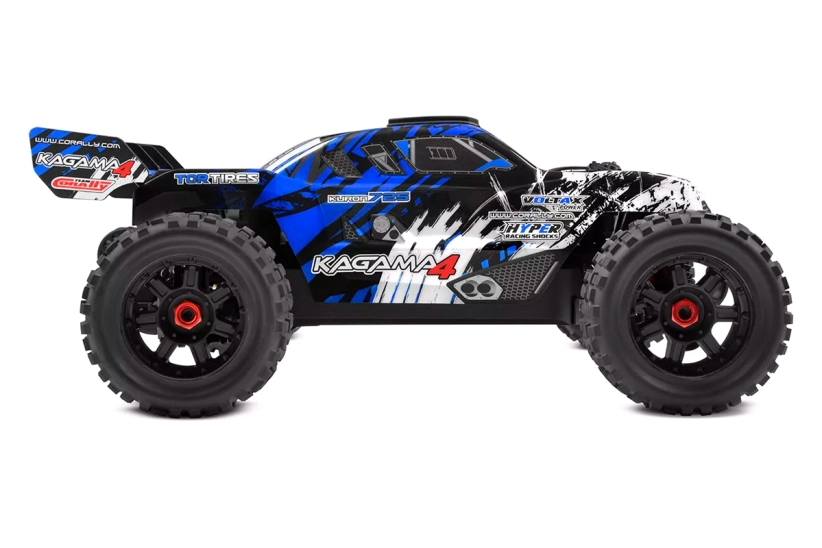 RC auto KAGAMA-4 Monster Truck 4WD 3-4S RTR, modrá