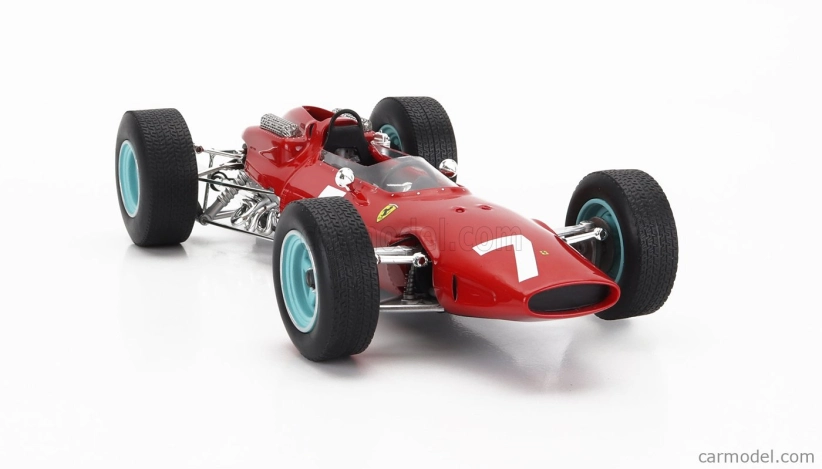 Werk83 Ferrari F1 158 Team Scuderia Ferrari N 7 Víťaz majstrovstiev sveta v Nemecku 1964 John Surtees 1:18 Červená
