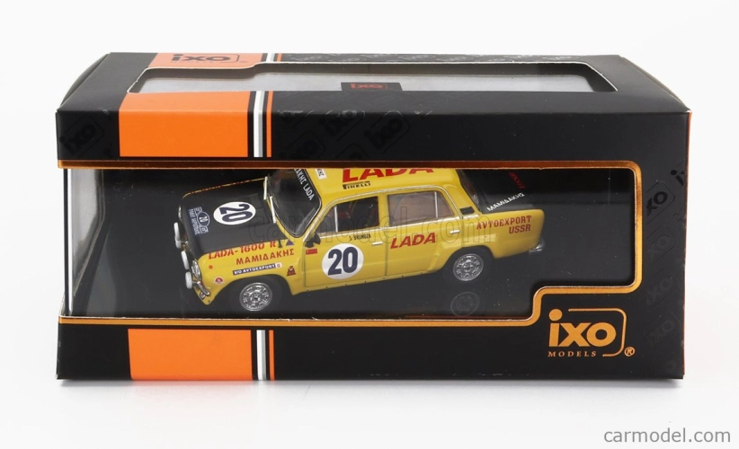 Ixo-models Lada fiat 1600r N 20 Ally Acropolis 1978 1:43, žlutá