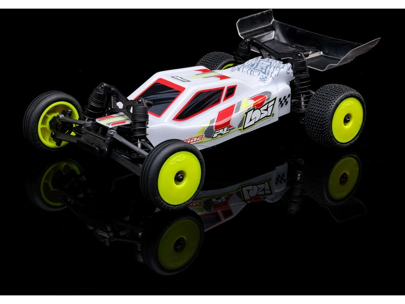 RC auto Losi Micro-B 1:24 RTR, strieborné