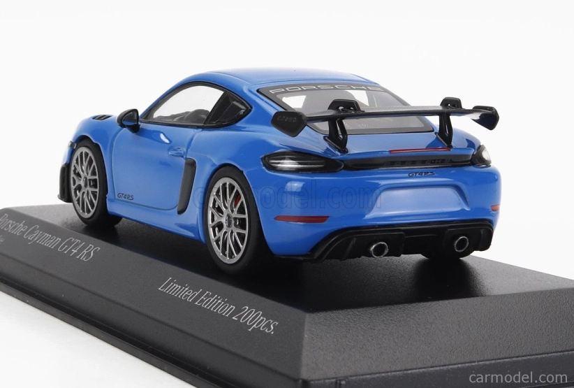 Minichamps Porsche 718 (982) Cayman Gt4 Rs 2021 1:43 Shark Blue