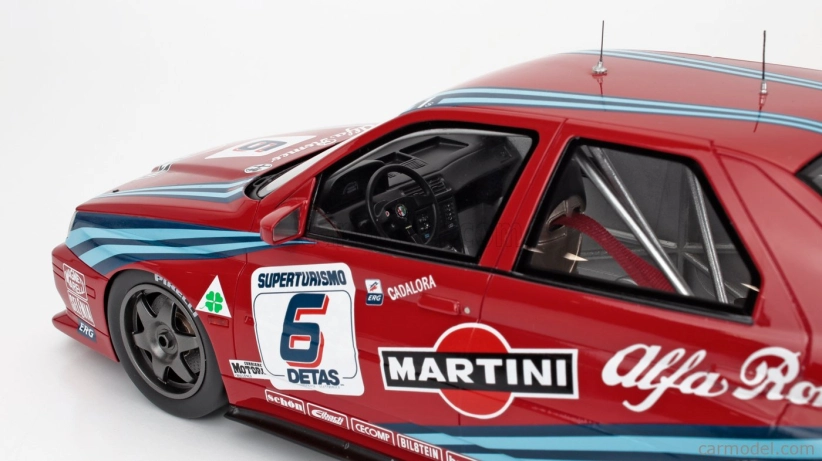 Mitica-r Alfa romeo Alfa Romeo 155 Gta S1 Superturismo Martini N 6 6th Monza 1992 Luca Cadalora 1:18 Red