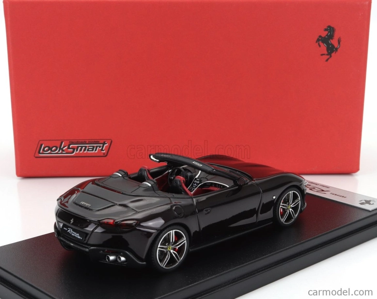 Looksmart Ferrari Roma Spider Open 2020 1:43 Nero Purosangue - Černá Met