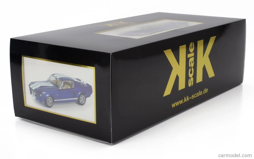 Kk-scale Ford usa Mustang Shelby Gt500 Eleanor Coupe 1967 1:12 Blue White