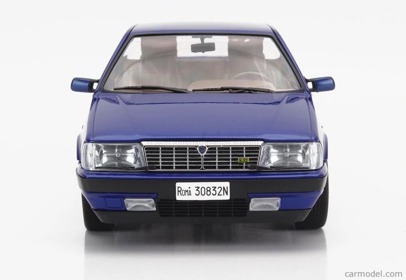 Mitica-diecast Lancia Thema 8.32 Ferrari 1s 1986 - s otvoreným zadným krídlom 1:18 Blue Met