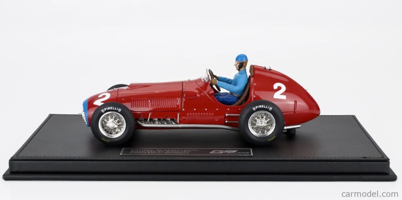 Gp-replicas Ferrari F1  375 N 2 Winner Italy Monza Gp (with Pilot Figure) 1951 Alberto Ascari 1:18 Red