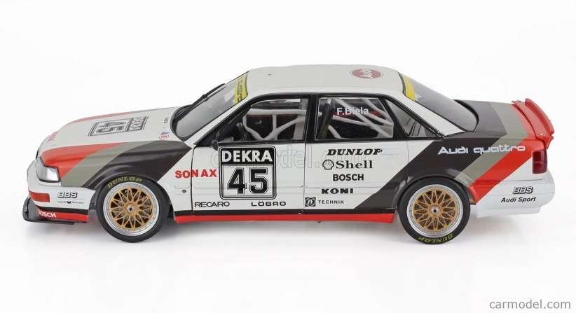Werk83 Audi V8 Quattro Team Azr N 45 Champion Dtm Season 1991 Frank Biela 1:18 Bílá Červená Černá