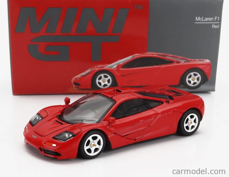 Mini-gt Mclaren F-1 Road Car 1993 1:64 Red