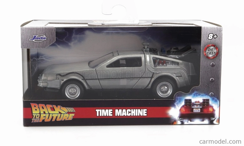 Jada De lorean Time Machine - Back To The Future 1 - Ritorno Al Futuro 1 1:32 Silver