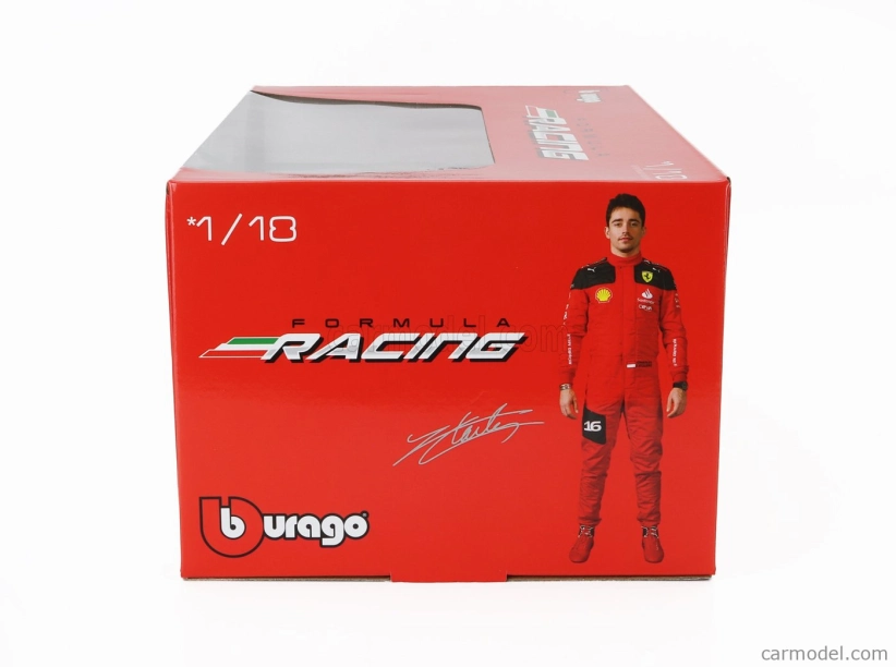 Bburago Ferrari F1  Sf-23 Team Scuderia Ferrari N 16 2nd Las Vegas Usa Gp 2023 Charles Leclerc 1:18 Červená Bílá Černá