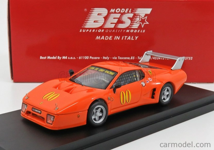 Najlepší model Ferrari 512bb Ch.29507 N 00 Copa De Oro Racing 1979 J.masterson 1:43 Red