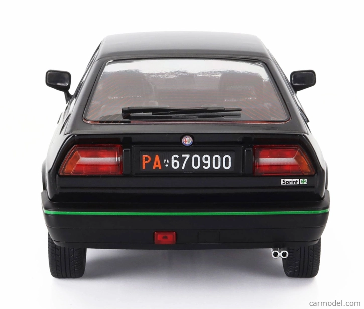 Mitica-diecast Alfa romeo Alfa Romeo Sprint 1.5 Quadrifoglio Verde 1983 1:18 Nero Black