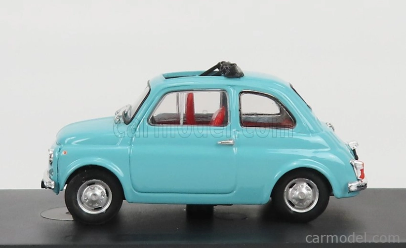 Brumm Fiat 500r Tetto Aperto - Otvorené 1972 1:43 Turchese Farfalla