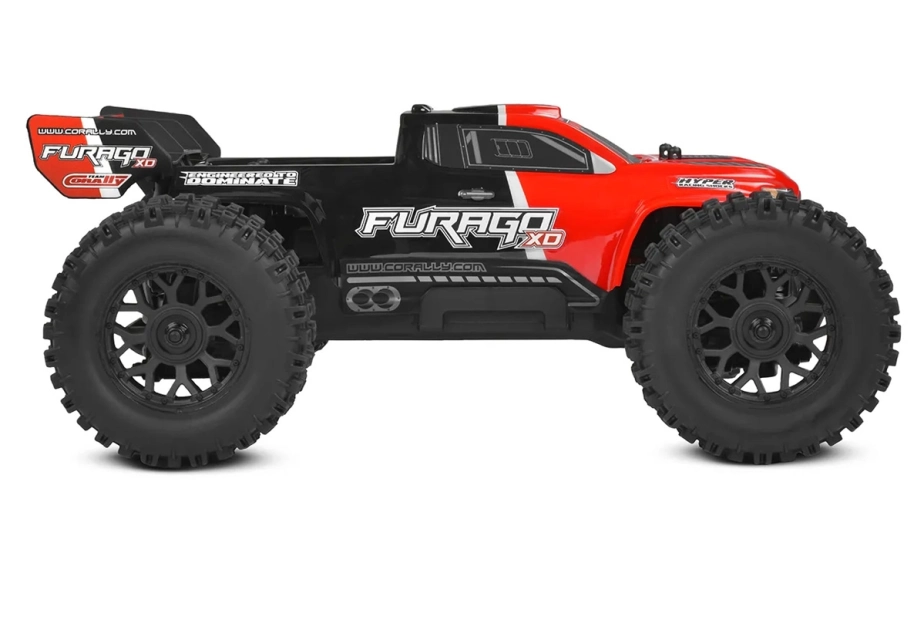 FURAGO XD - RTR - Brushed 2S - Červená