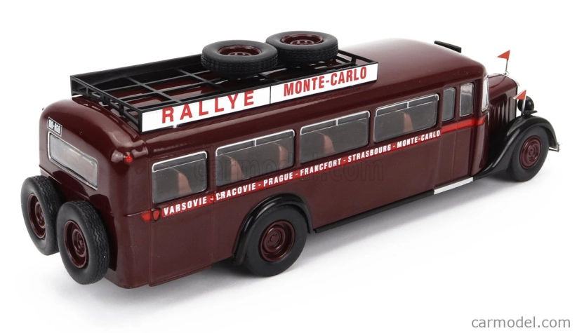Edicola Citroen T45 Bus Rally Montecarlo Francúzsko 1934 1:43 Brown