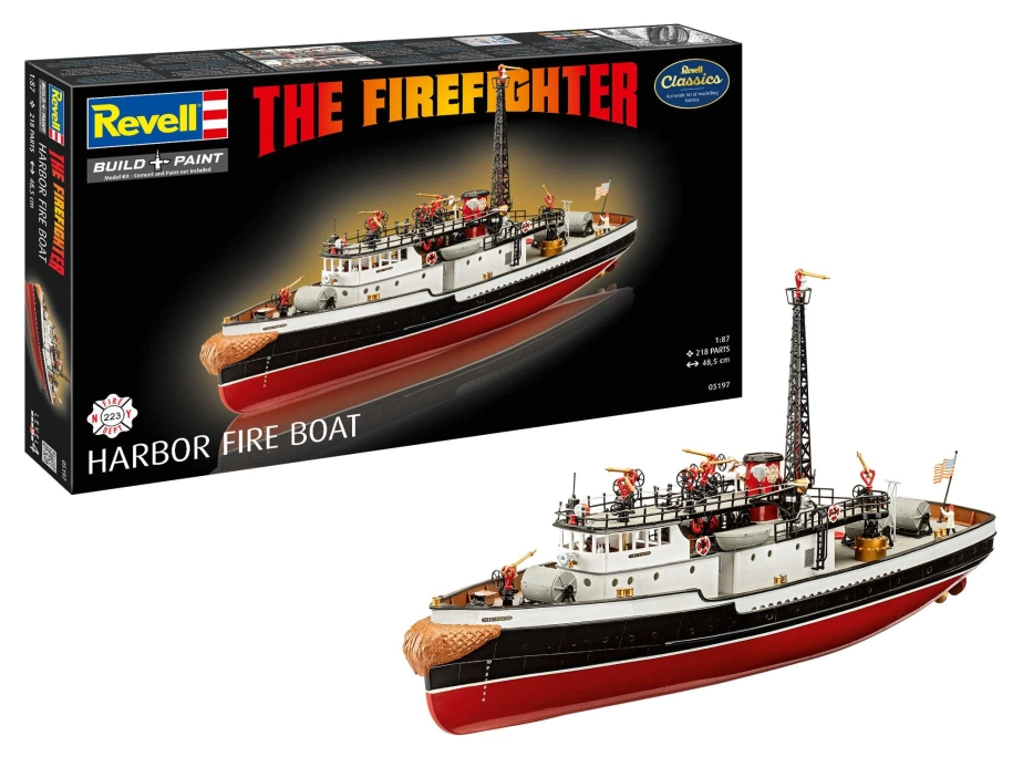 Plastic ModelKit loď 05197 - The Firefighter (1:87)