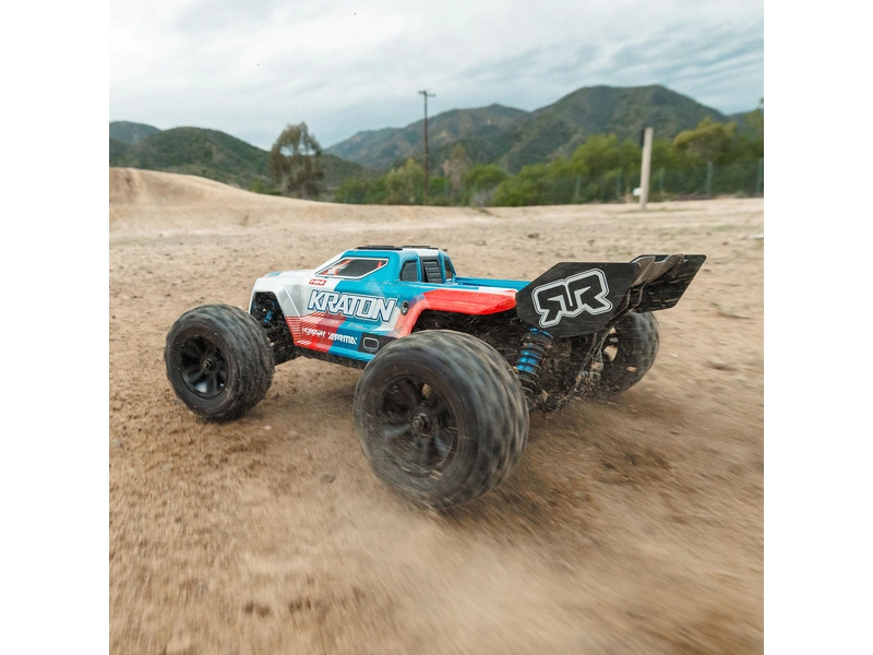 Arrma Mini Kraton 3S DSC BLX 1:16 4WD RTR červená/modrá
