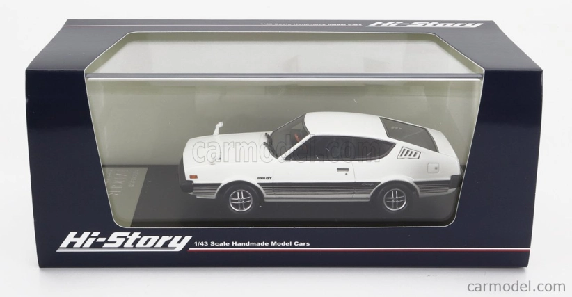 Hi-story Mitsubishi Lancer Celeste 2000gt 1979 1:43 Biela strieborná