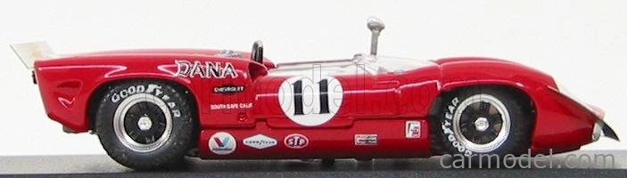 Najlepší model Lola T70 Spider N 11 Laguna Seca 1967 L.motschenbaker 1:43 Červená biela