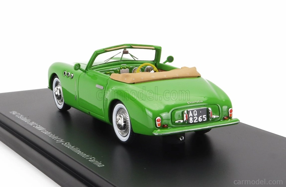 Esval model Cisitalia 202 Sc Stabilimenti Farina Cabriolet Open 1947 1:43 Zelená