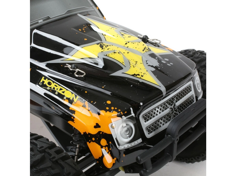 RC auto ECX Ruckus 1:10 RTR, oranžové
