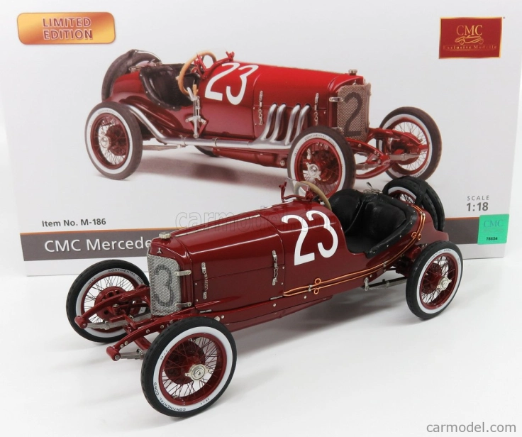 Cmc Mercedes benz 2000 Spider N 23. Targa Florio 1924 A.neubauer 1:18 Bordeaux
