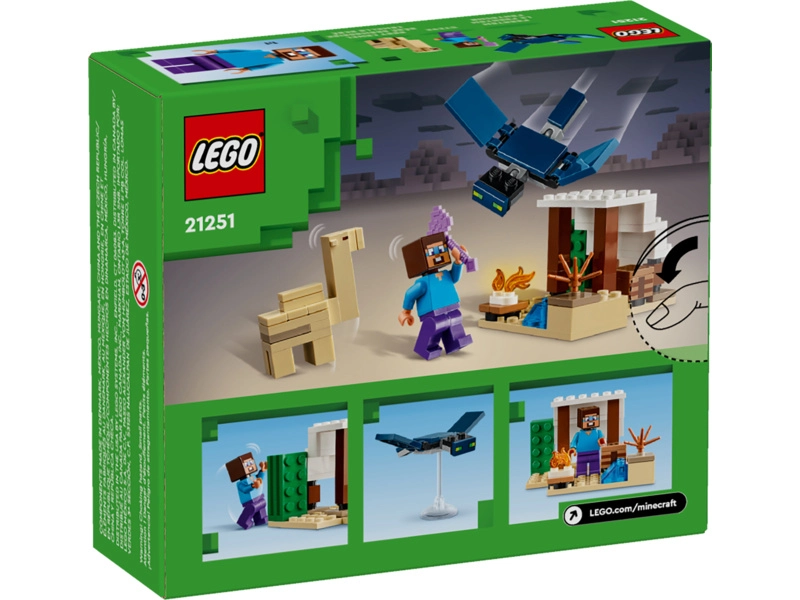 LEGO Minecraft - Steve a expedícia do púšte
