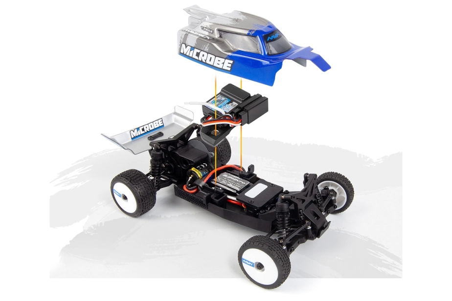 Maverick Microbe 1/24th Buggy - modrá