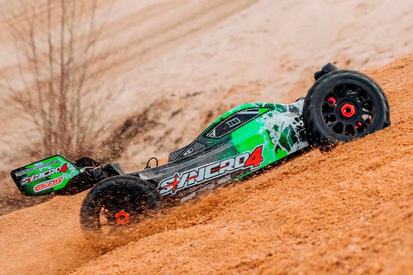 RC auto SYNCRO-4 – BUGGY 4WD 3-4S – RTR, zelená