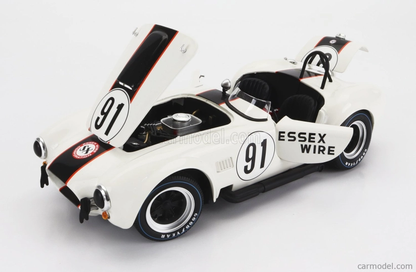Kyosho Ford usa Shelby Cobra 427 S/c Spider Essex Wire N 91 1:18, bílá