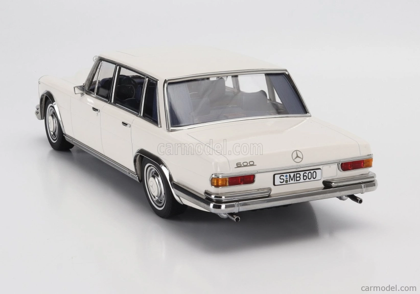 Kk-scale Mercedes benz S-class 600 Pullman (w100) 1963 1:18 Bílá