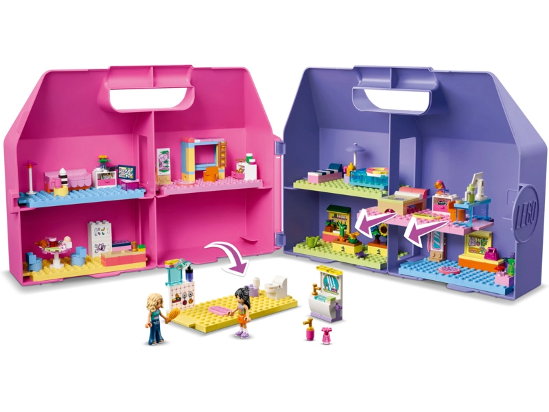 LEGO Friends - Kreativní kufřík a domek pro panenky