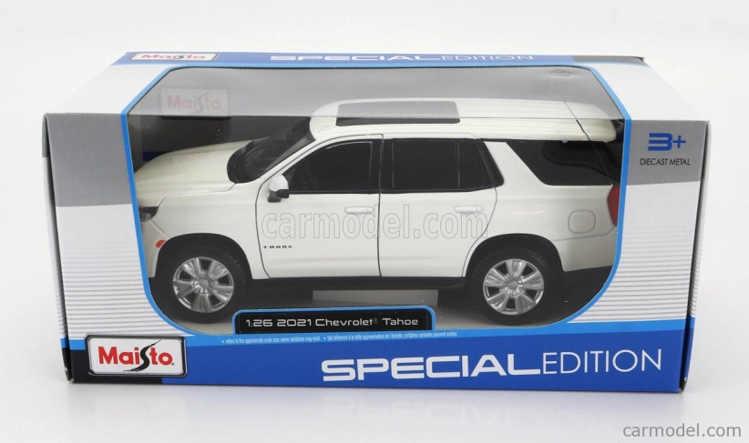 Maisto Chevrolet Tahoe Suv 2021 1:26 biela